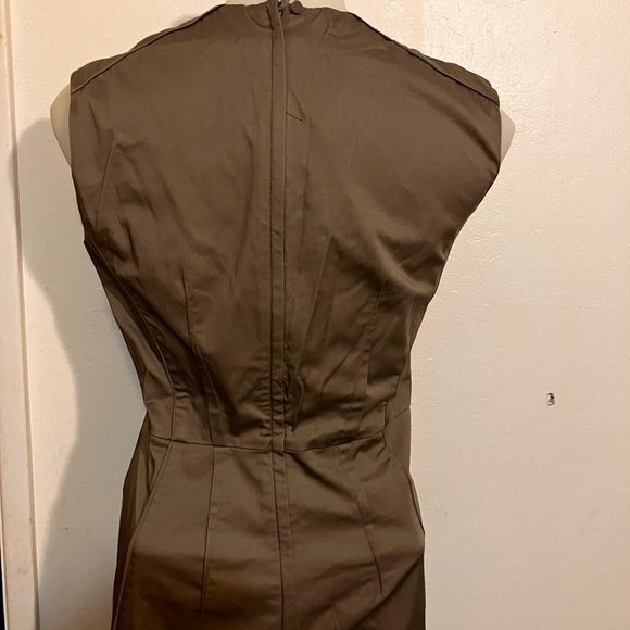 H & M Elegant Brown Sleeveless cocktail Dress size 10 nwot - Picture 5 of 9